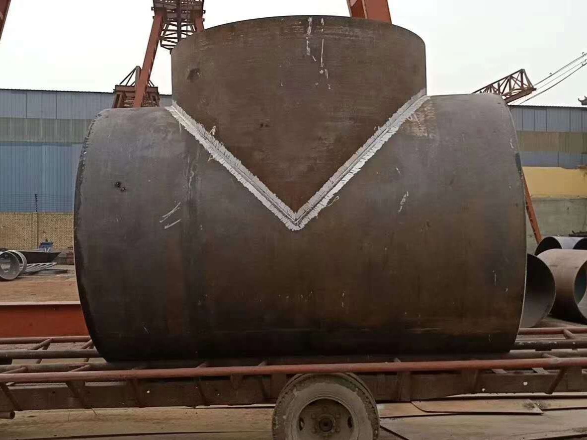 大口徑焊接三通2032*12，鋼板制焊接三通